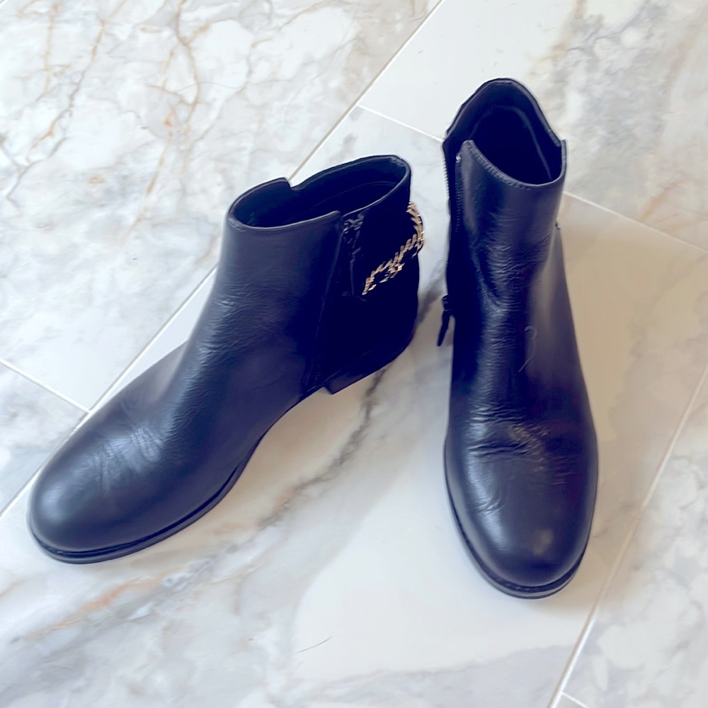 Cole Haan black booties size 7 1/2B